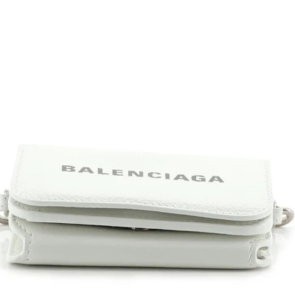 Balenciaga Everyday Wallet W/Chain Leather Mini - Picture 6 of 8